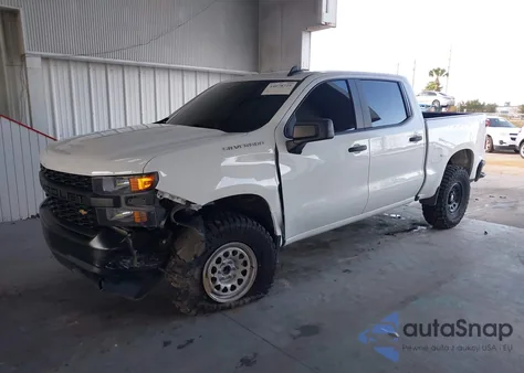 2020 Chevrolet Silverado 1500 2Wd Short Bed Wt из США, поврежденный, VIN 1GCPWAEK1LZ176813